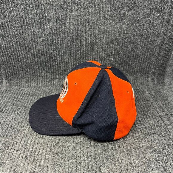 VTG Starter Illinois Fighting Illini Pinwheel SnapBack Hat 100% Wool Chief 90s - Picture 3 of 6